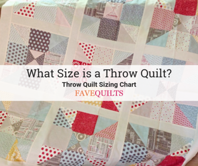Typical size of a lap quilt sale
