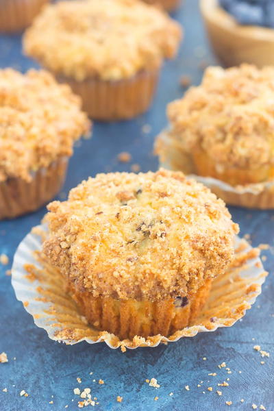 Blueberry Cheesecake Muffins