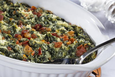 Creamy Spinach Casserole