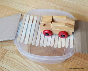 Duct Tape And Craft Stick Bridge Allfreekidscrafts Com