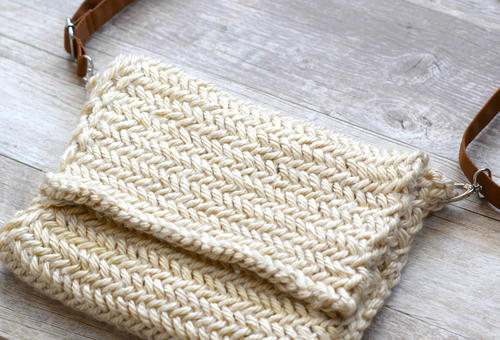 Herringbone Purse