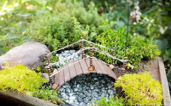 Recycled Plastic Cup Fairy Bridge