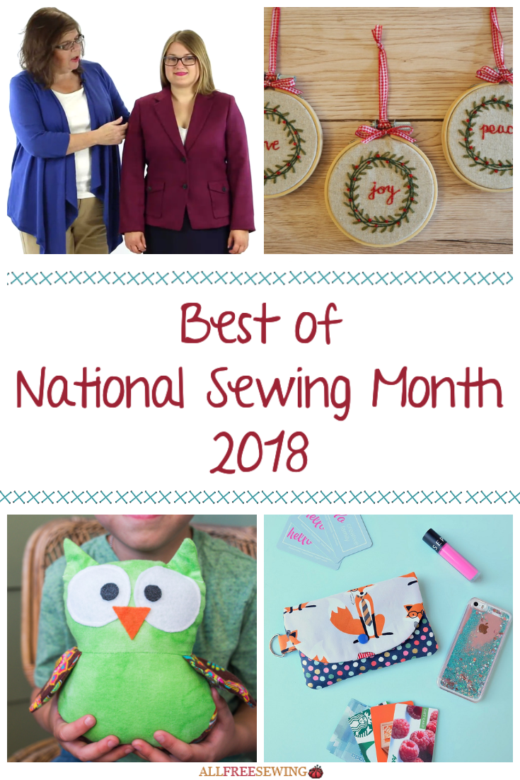 Best of National Sewing Month 2018 | AllFreeSewing.com