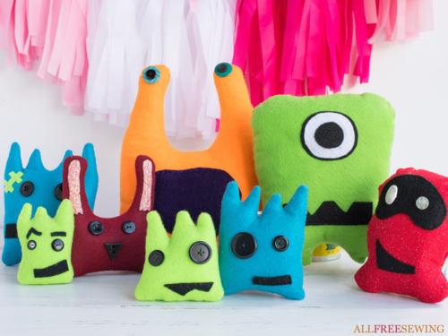 Kid-Friendly Felt Monster Patterns