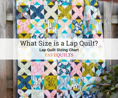 Throw quilt size chart sale