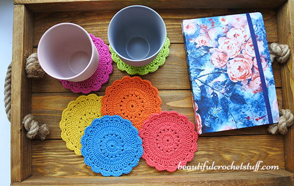 Crochet Coaster Free Pattern