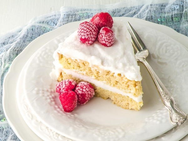 Classic Vanilla Coconut Flour Cake | FaveGlutenFreeRecipes.com