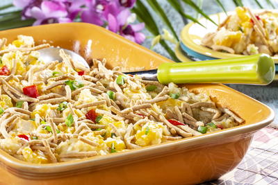 Hawaiian Chicken and Rice Casserole