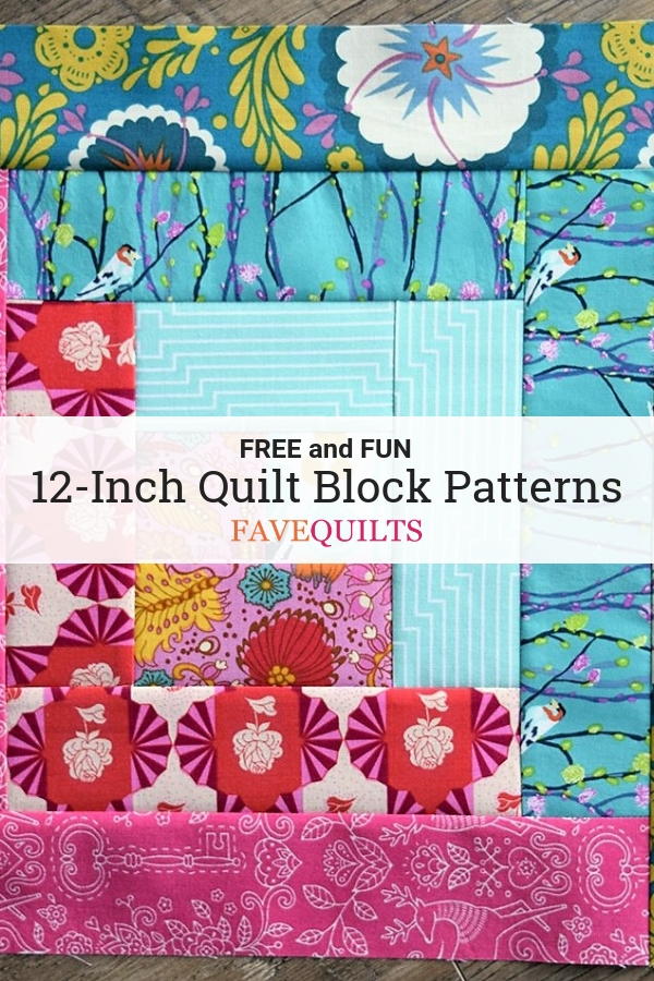 Easy Star Quilt Blocks in 12 Inch Size