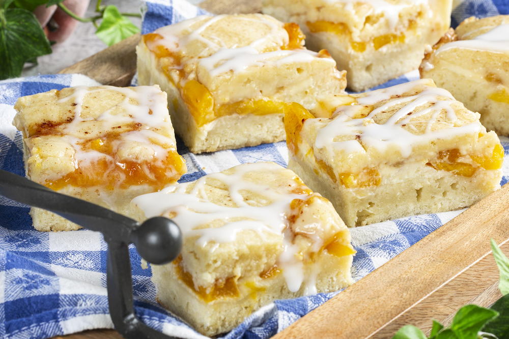 Peaches and Cream Squares-image