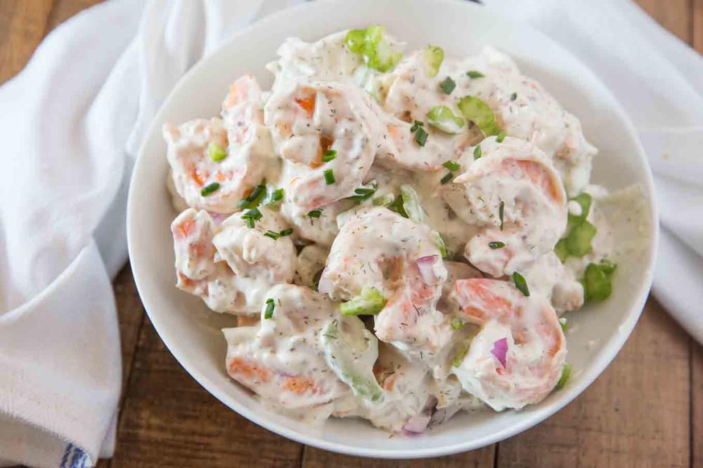 Creamy Shrimp Salad | RecipeLion.com