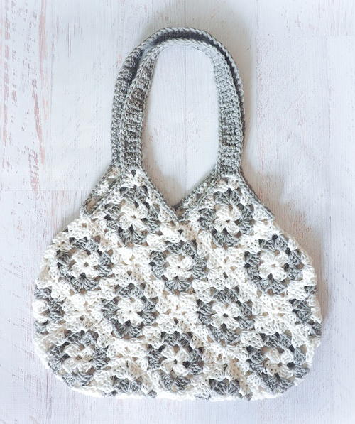 Granny Square Knitting Bag Crochet Pattern | FaveCrafts.com