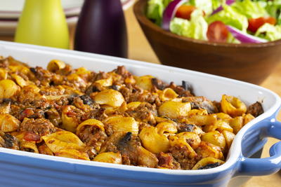 Pasta and Ground Beef Casserole