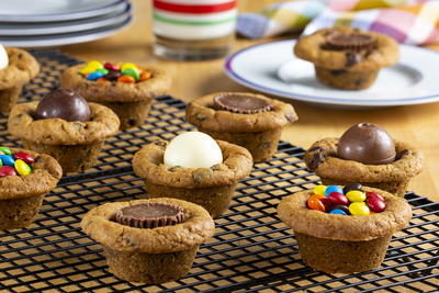 Candy-Filled Cookie Cups