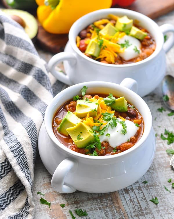 Quick and Easy Taco Soup | CheapThriftyLiving.com