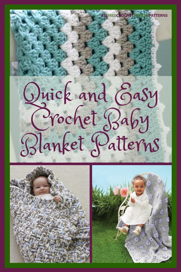 Ice Cream - Easy Baby Blanket Crochet Pattern