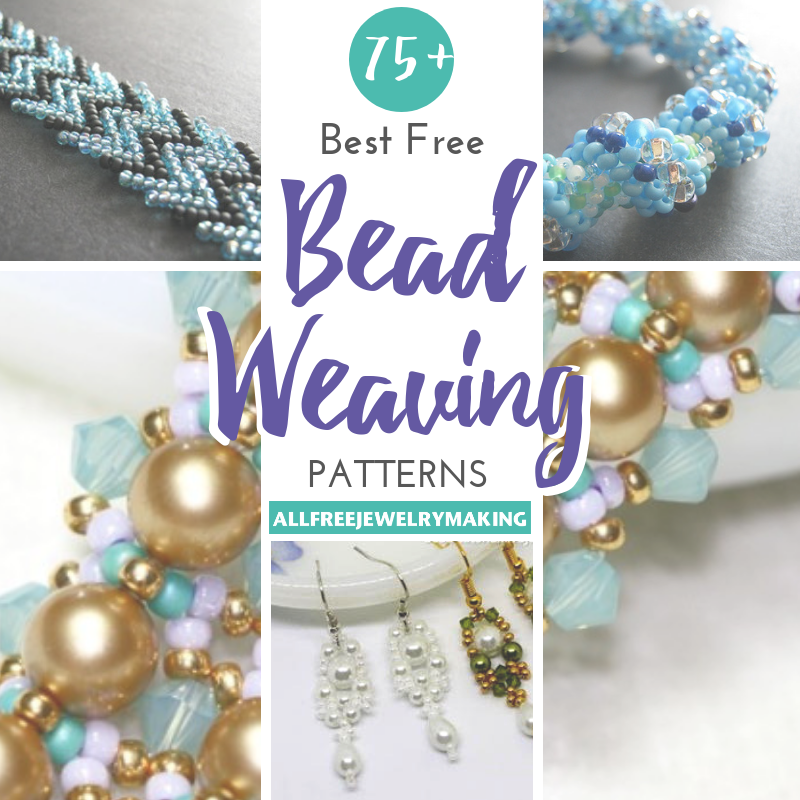 Jewelry Making Bead Tutorials Netting Stitch Simple Bead Patterns PDF Beginner Beading Patterns Summer Radiance #124