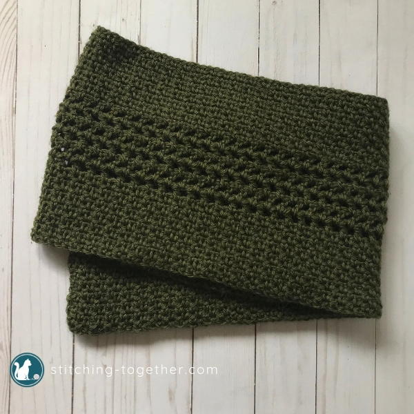 Moss Stitch Scarf