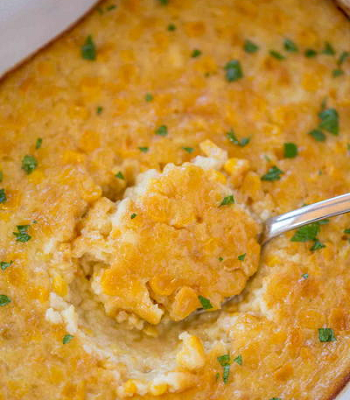 Easy and Buttery Corn Pudding