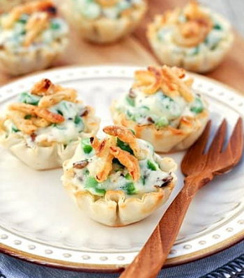 Green Bean Casserole Cups