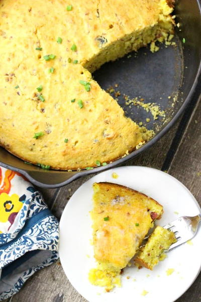 Bacon Skillet Cornbread