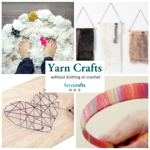 55 Yarn Crafts without Knitting or Crochet | FaveCrafts.com