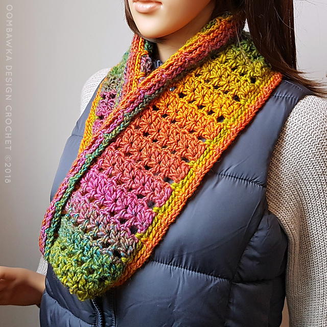 Fall Carnival Scarf Pattern