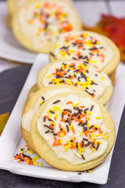 Frosted Maple Sugar Cookies