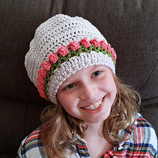 Tulip Stitch Hat Pattern