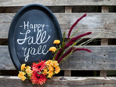 Easy Fall Chalkboard Sign