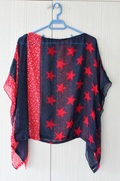 Batwing Top from a Scarf