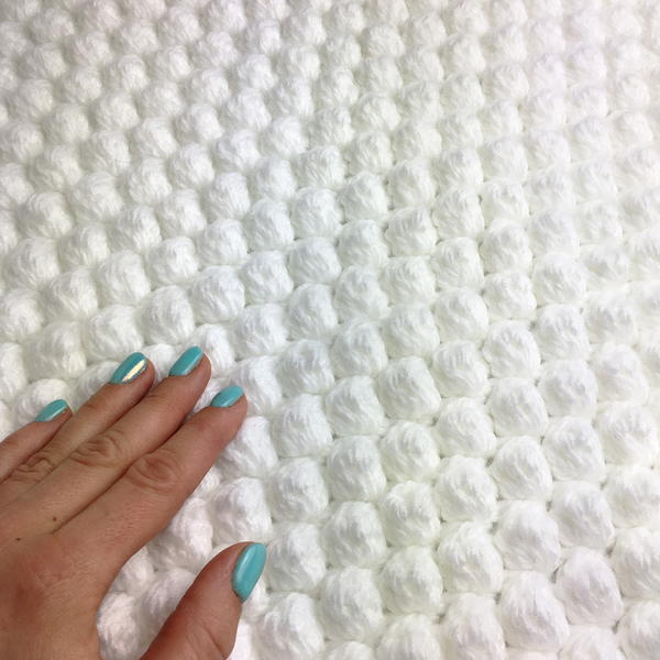 Bobble Stitch Blanket Crochet Pattern