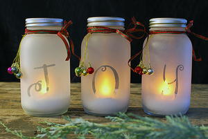 Diy Mason Jar Christmas Luminaria Diyideacenter Com