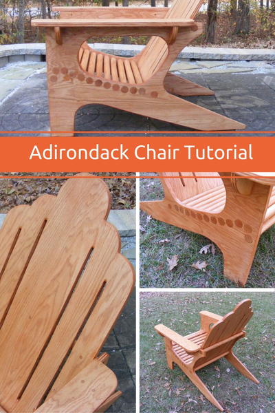 Adirondack Chair Tutorial | DIYIdeaCenter.com