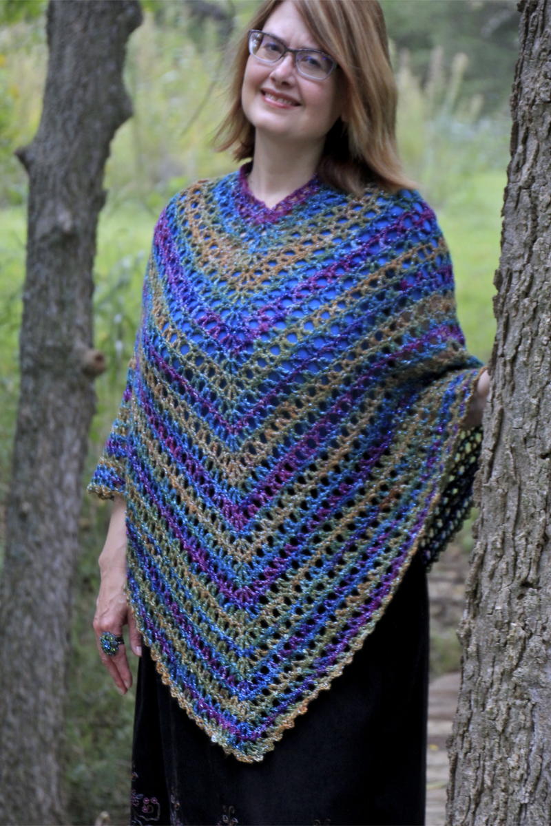 Cozy Cowl Poncho (Free Crochet Pattern) | AllFreeCrochet.com