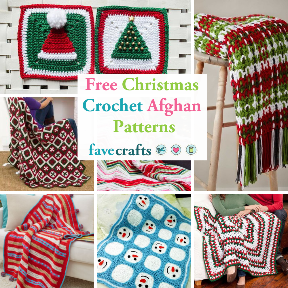 25 Free Christmas Crochet Afghan Patterns | FaveCrafts.com 25 Free Christmas Crochet Afghan Patterns | FaveCrafts.com