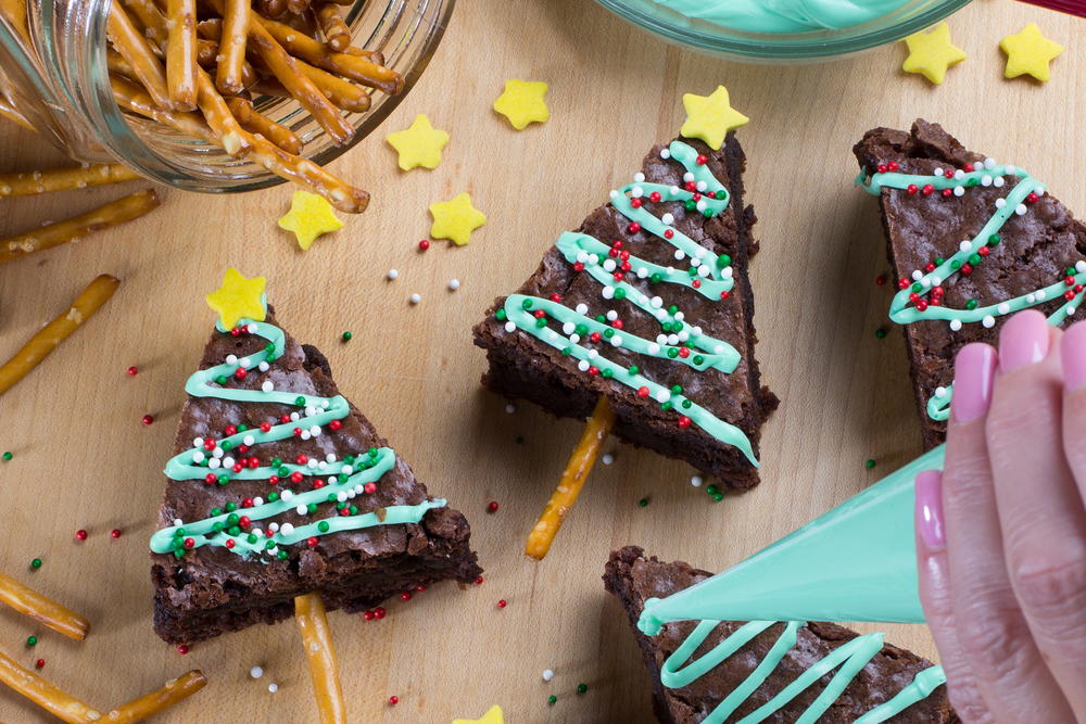 Chocolate Christmas Tree Forest-image