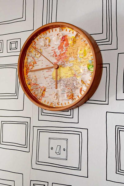 Make your Own World Map Clock