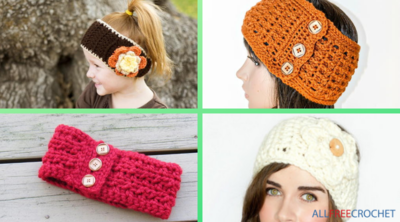 24 Crochet Ear Warmers