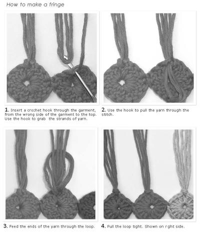 How to Make Fringe for Knitting or Crochet