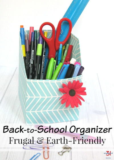Back-to-School Organizer for Desk Supplies