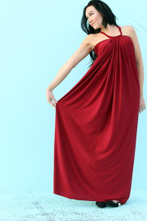 tent maxi dress