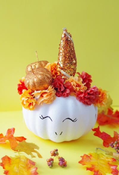 Fall Unicorn Pumpkin