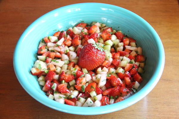 Autumn Strawberry Salsa