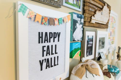 Easy Fall No Sew Paper Garland