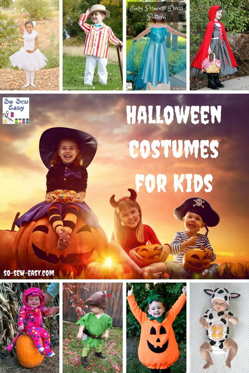 Halloween Costumes for Kids: 40+ Sewing Patterns & Projects ...