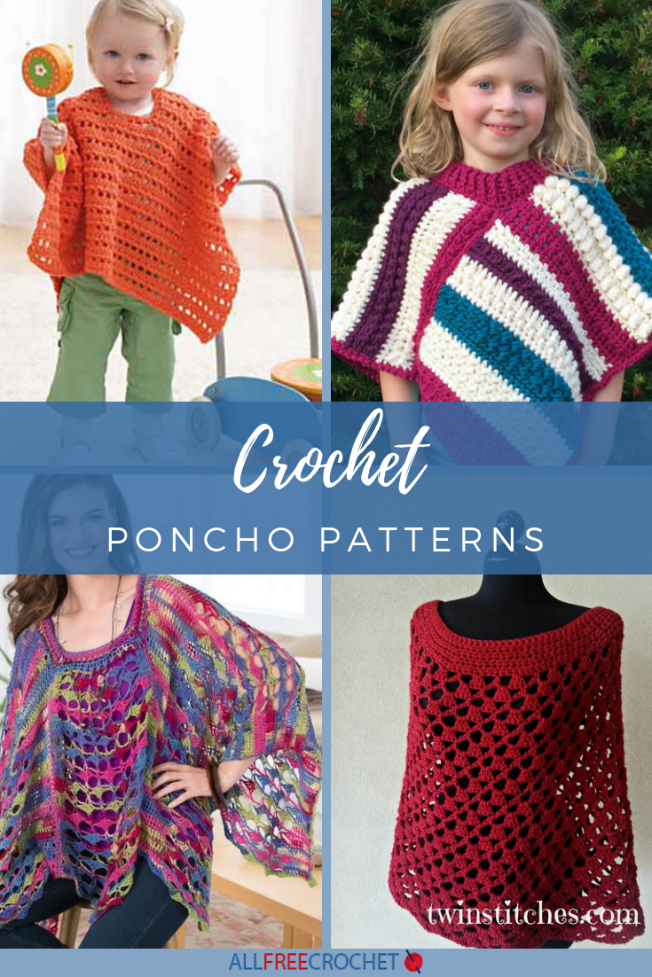 65+ Free Crochet Poncho Patterns | AllFreeCrochet.com