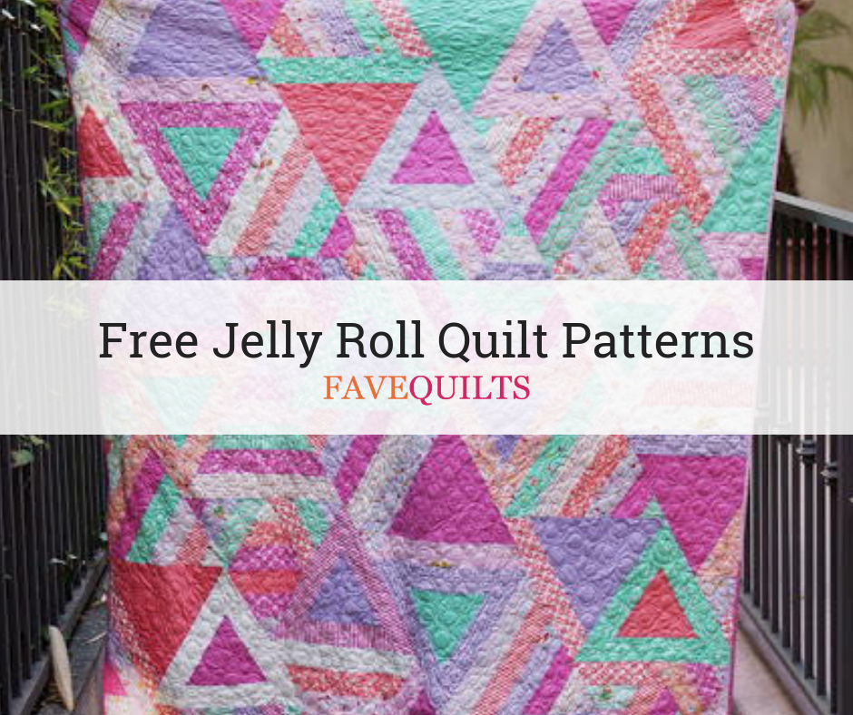 45 Free Jelly Roll Quilt Patterns | FaveQuilts.com