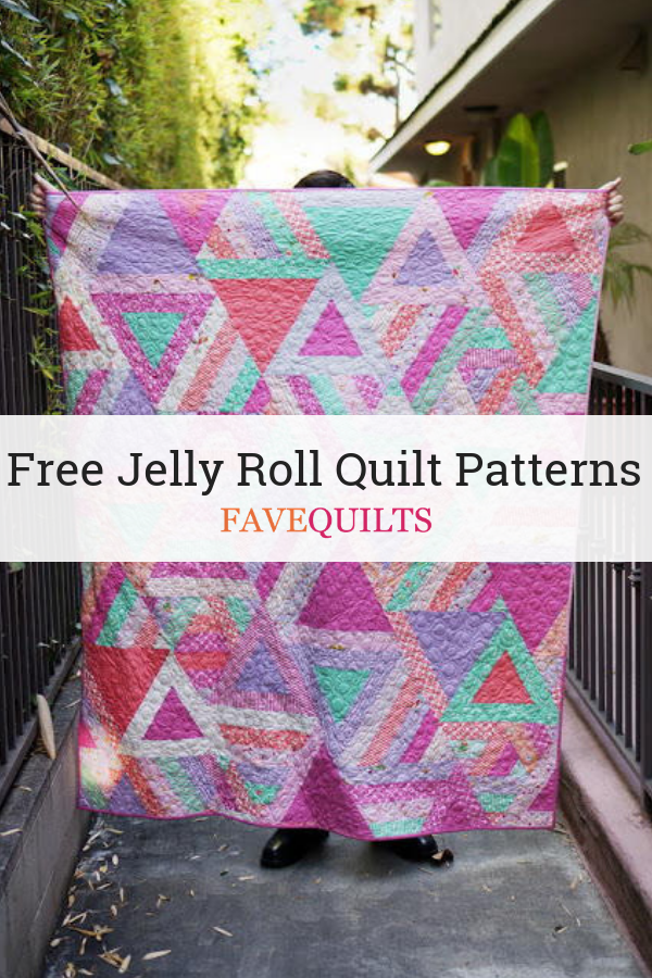 45+ Free Jelly Roll Quilt Patterns | FaveQuilts.com 45-free-jelly-roll-quilt-patterns-favequilts-com