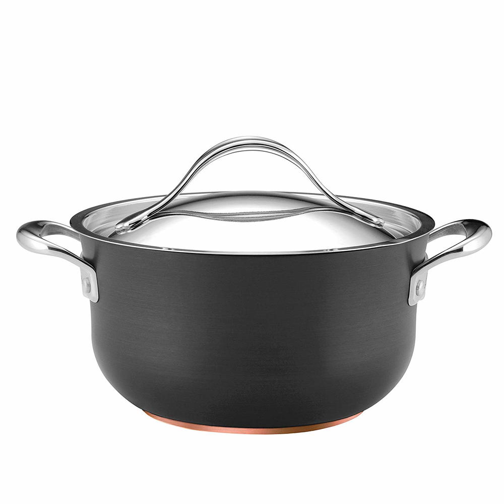 Anolon Nouvelle Copper Luxe Hard Anodized Nonstick Cookware Set